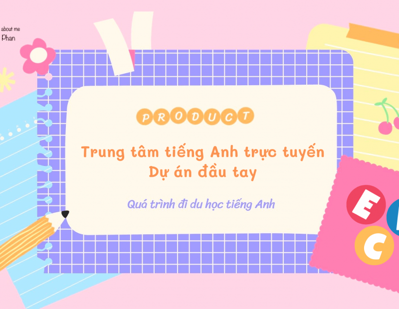 Dự án trung tâm tiếng Anh EnrichEnglish.net hoang phan blog